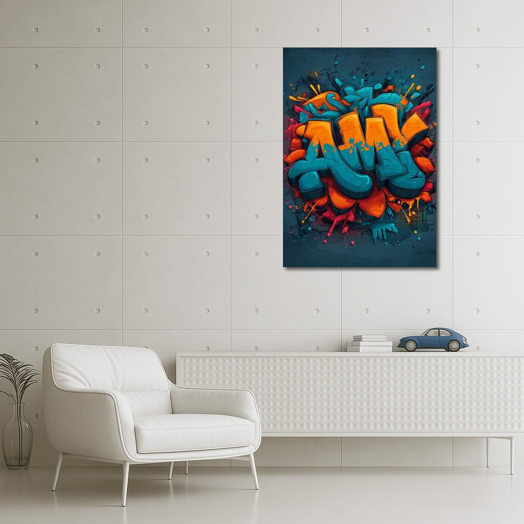 Explosion of Colors: Graffiti Dynamics