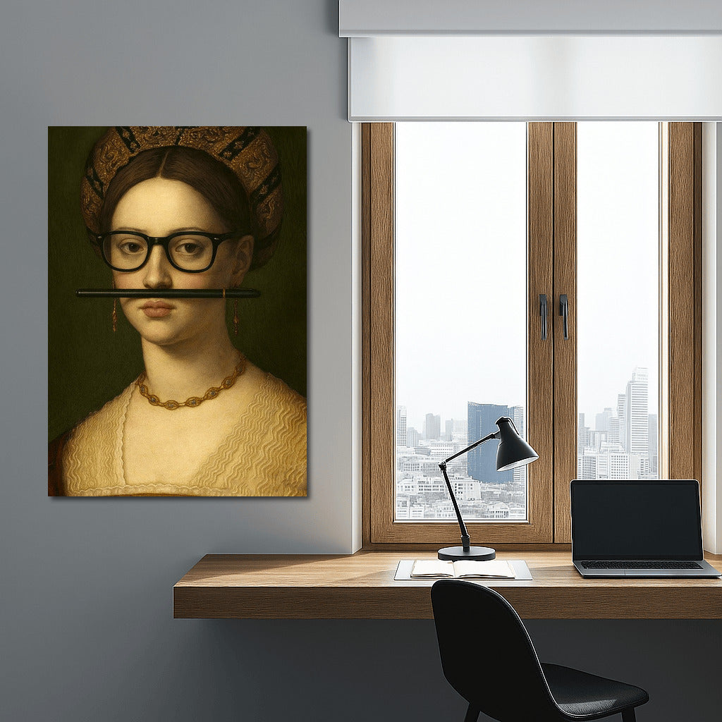 Lady with a Smile and a Pencil Mustache: Humor in the Classics