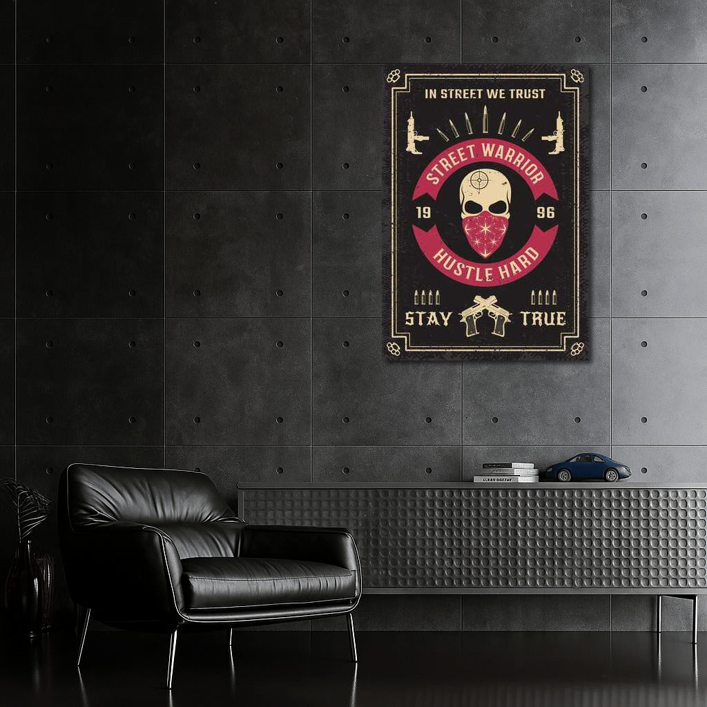 Street Warrior: Brutal Accent for Man Cave