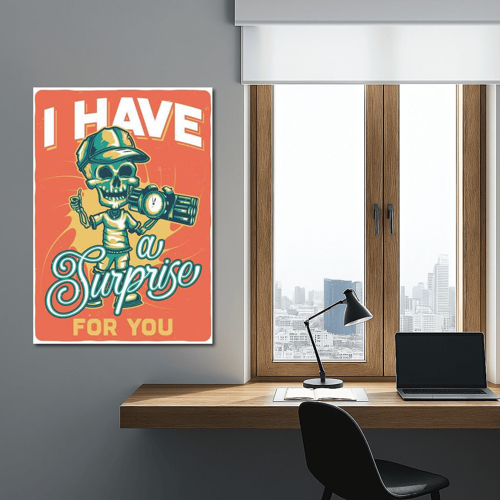 Skeleton in a Cap: Hourly Surprise for Man Cave