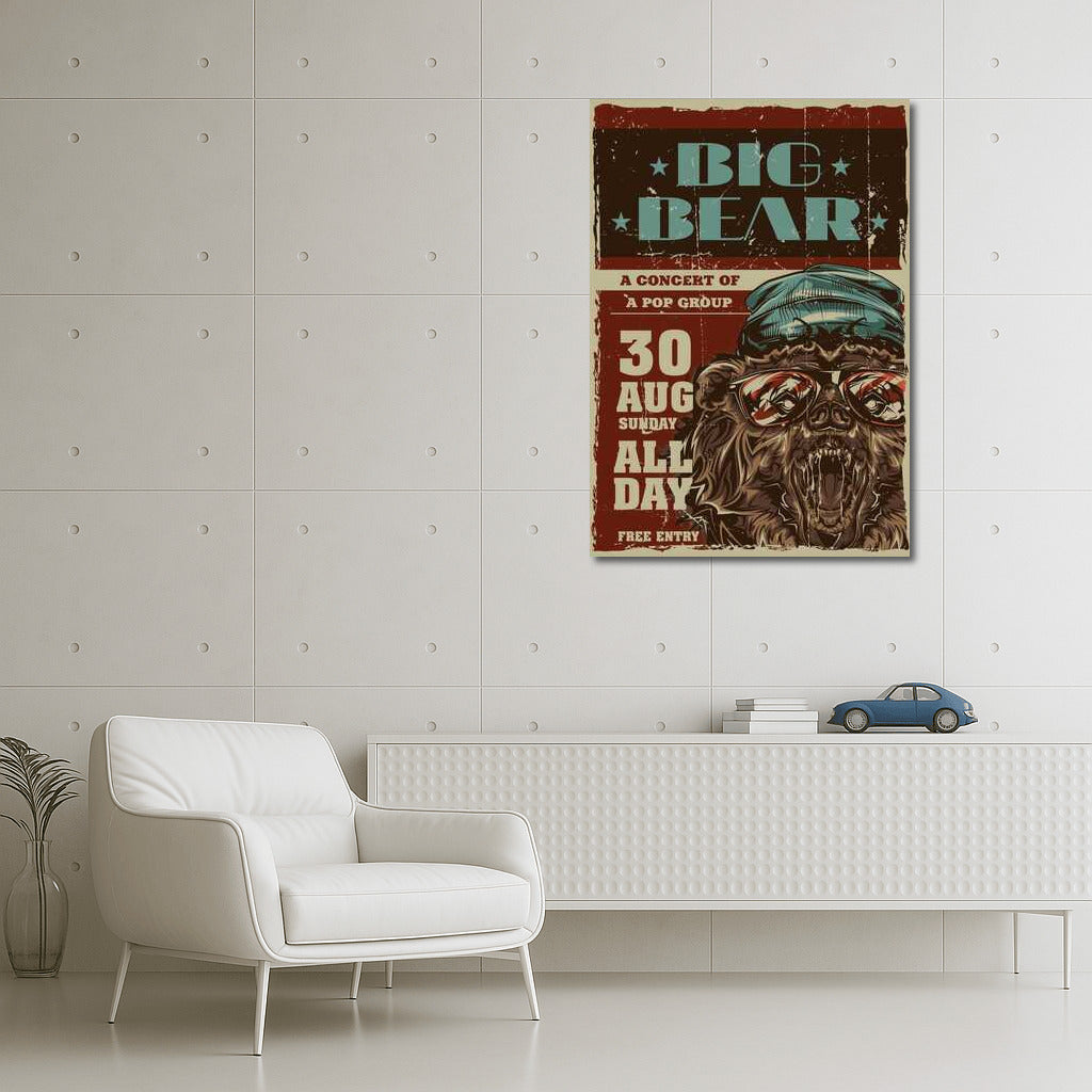 Brutal Bear: Retro Energy for Man Cave