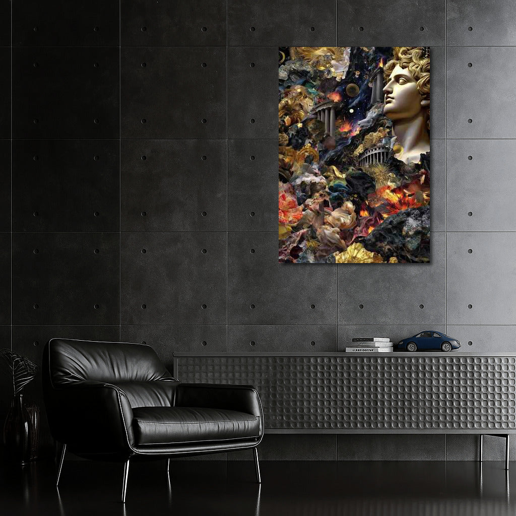 Vortex of Colors: Maximalist Wall Art