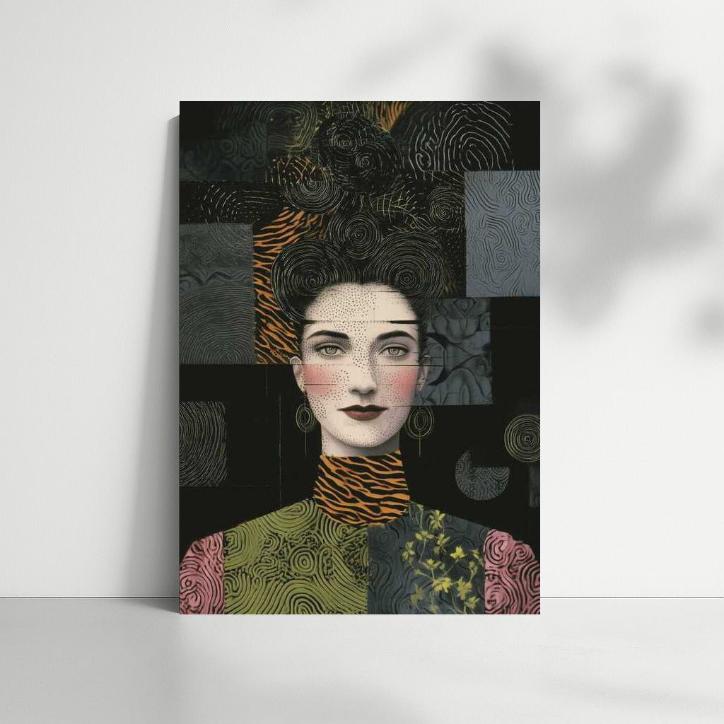 Symphony of Fantasies: Maximalist Portrait in Patterns and Colors