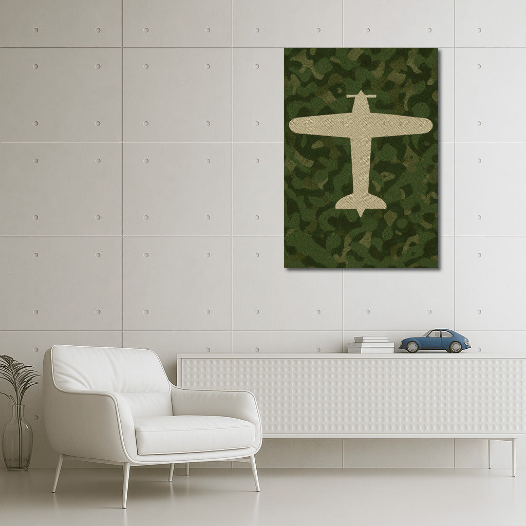 Airplane Silhouette: Honor and Memory of Military Veterans
