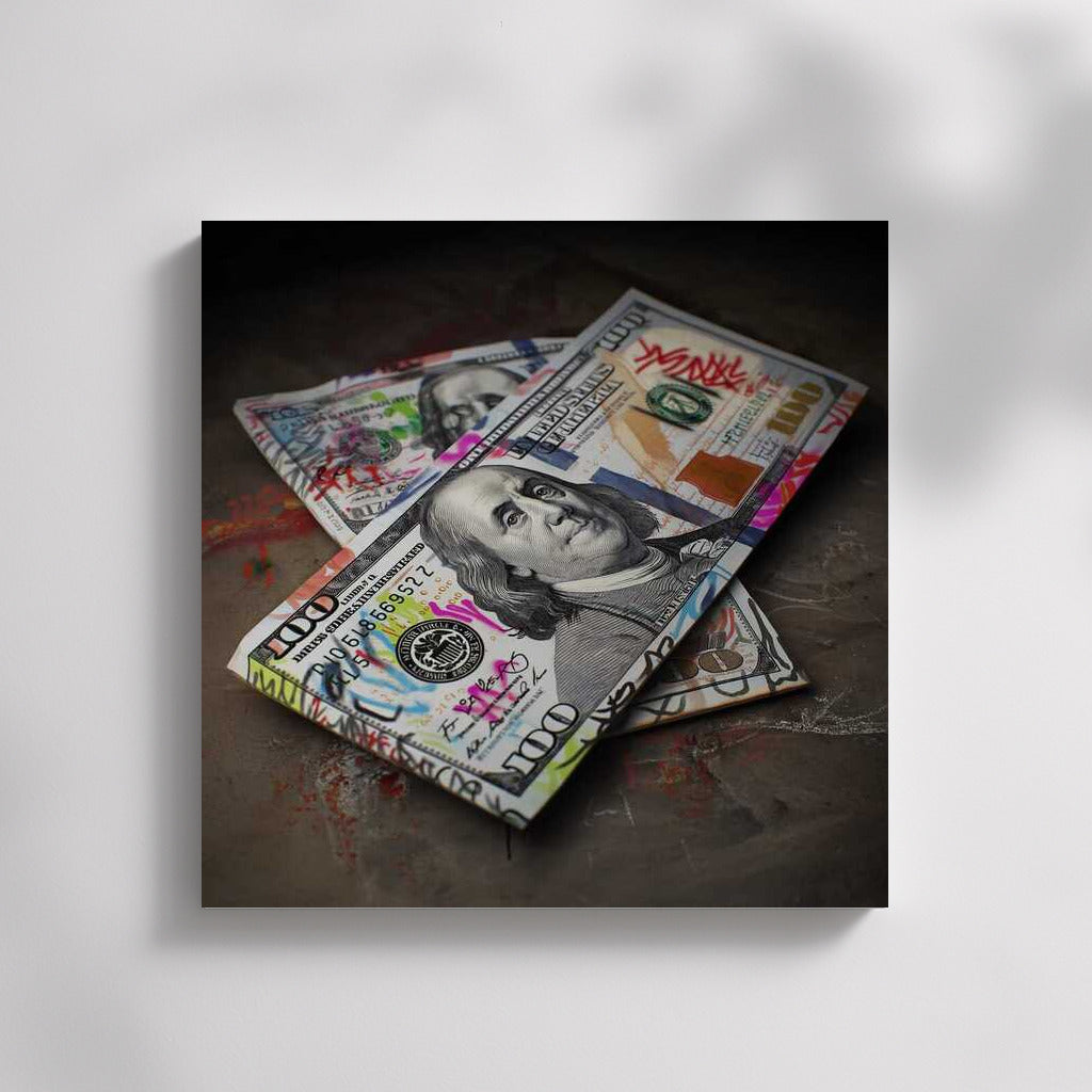 Money Explosion: Graffiti and Color in the Interior
