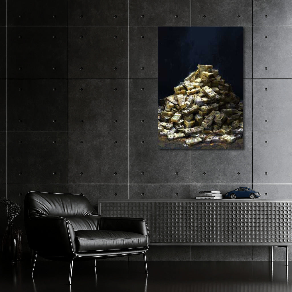 Ocean of Wealth: Pile of Banknotes