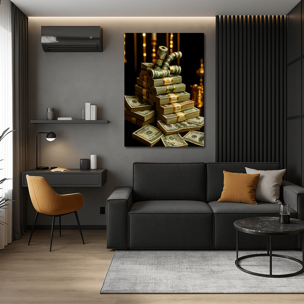 Pyramid of Wealth: Dollars and Chic
