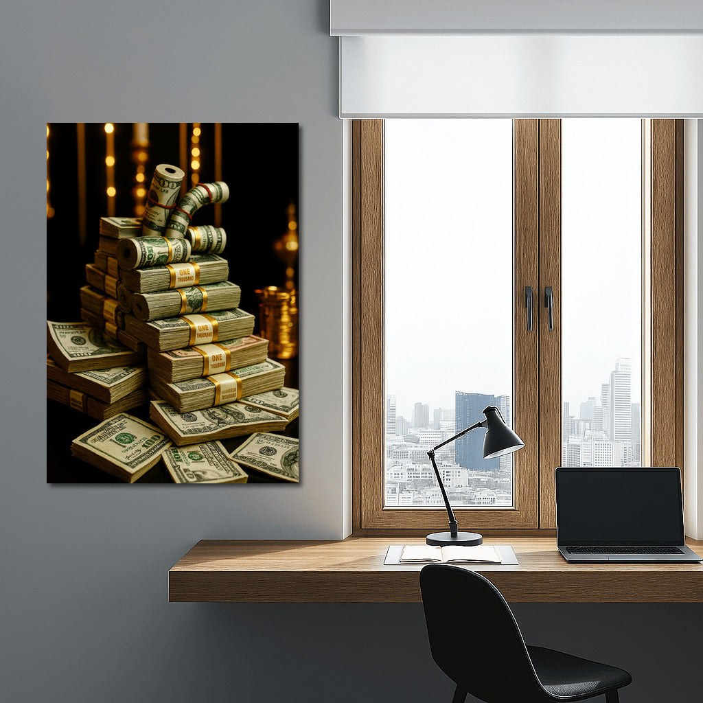 Pyramid of Wealth: Dollars and Chic