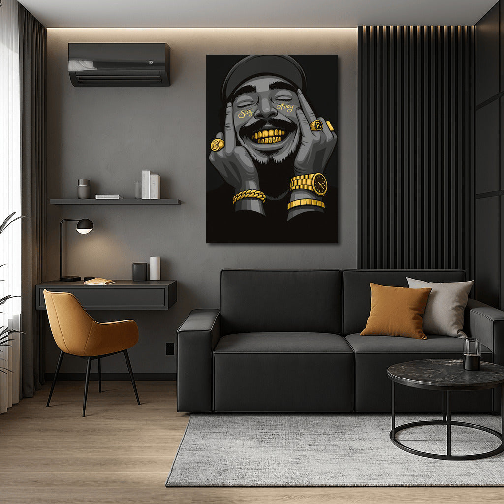 Mysterious Smile of Gold: Elegance and Style in Your Space