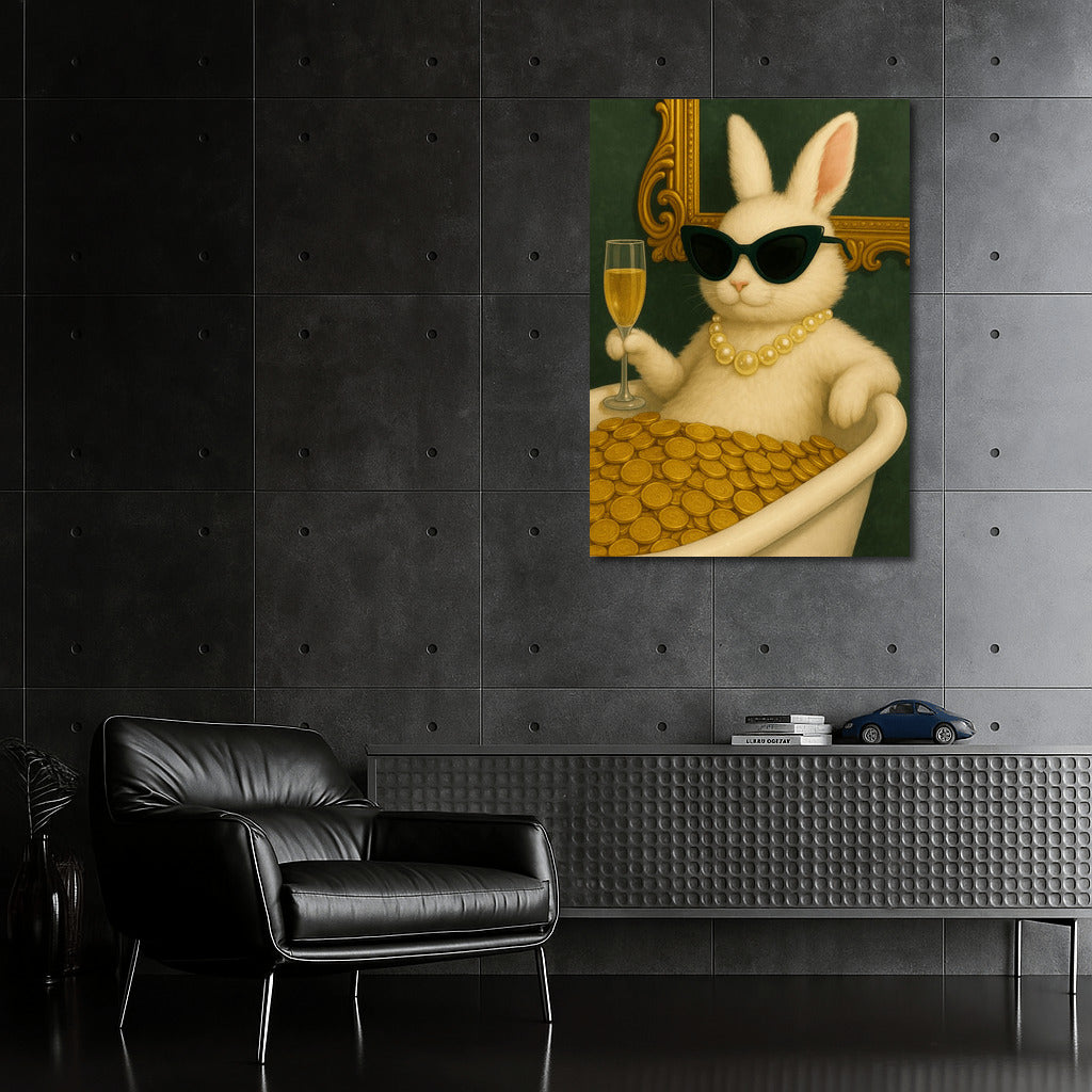 Golden Rabbit: The Irony of Luxury and Money