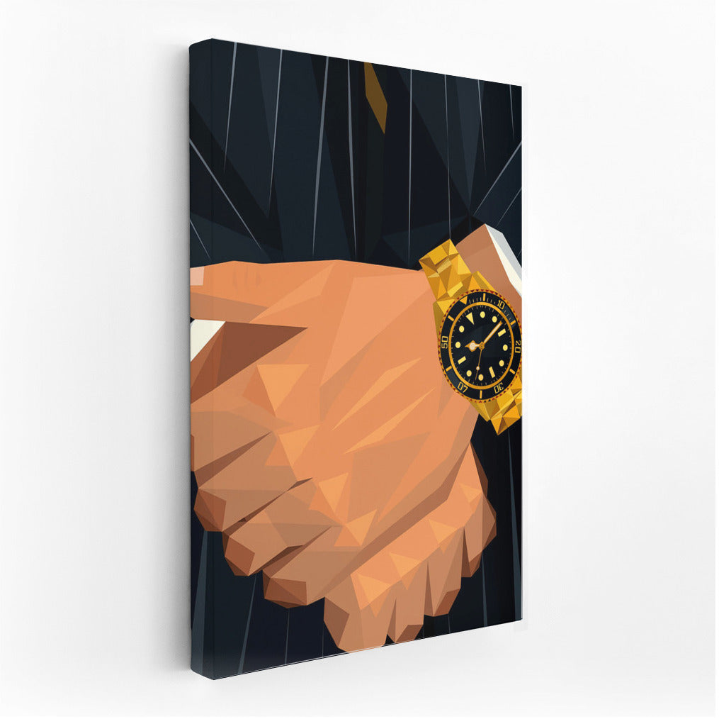 Golden Watch of Success: Symbol of Power and Style in the Interior