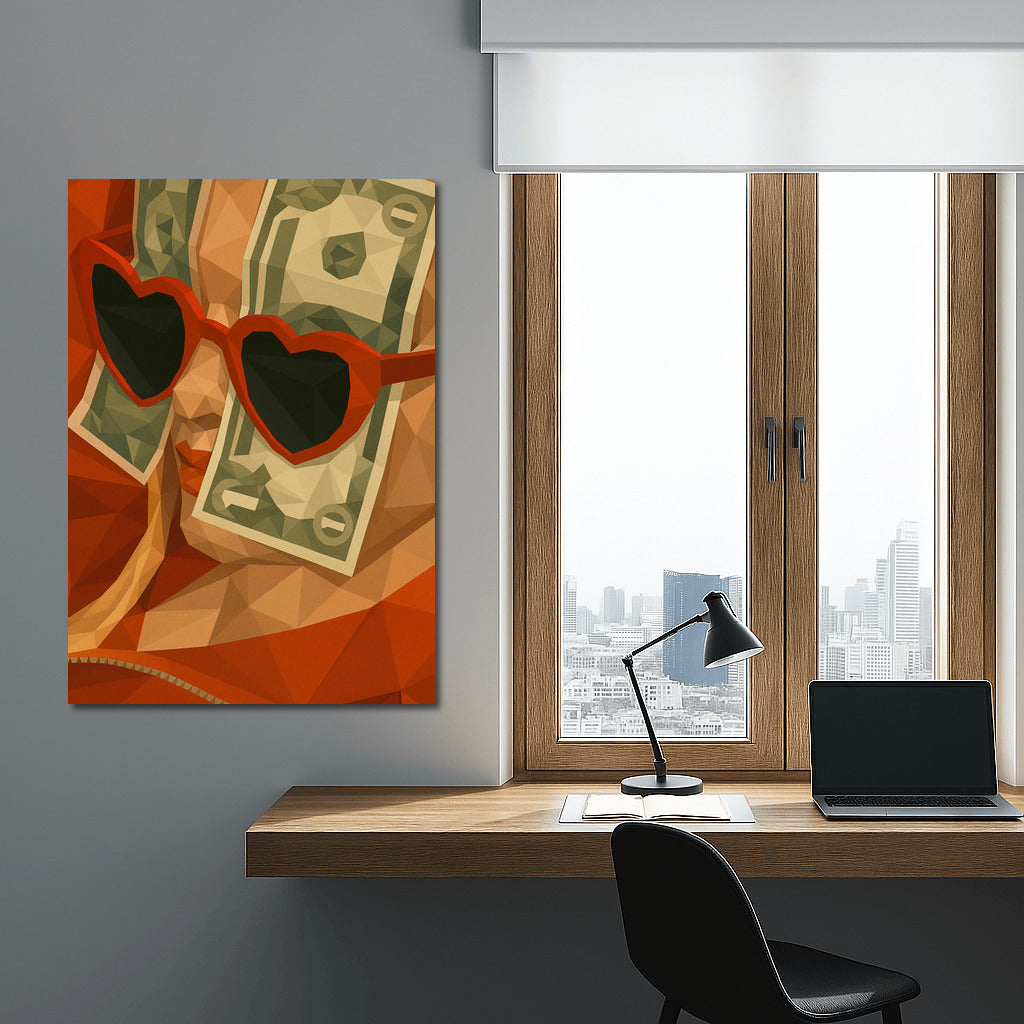 Glamour Glitter: Style and Money in Polygonal Design