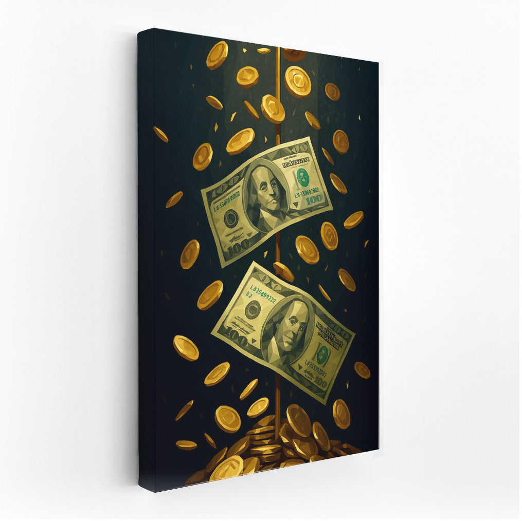 Dance of Abundance: Gold and Banknotes