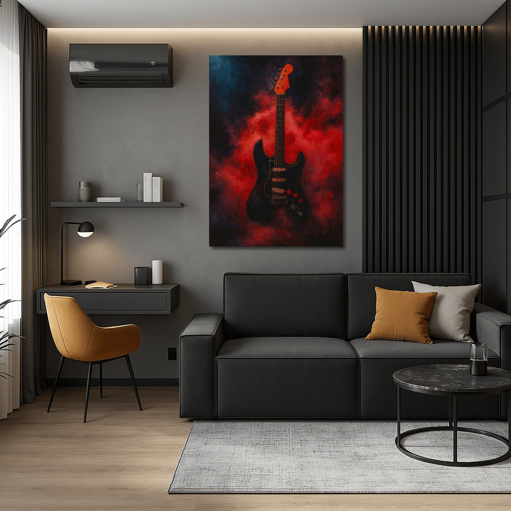 Electric Guitar from Smoke and Fire: Musical Inspiration