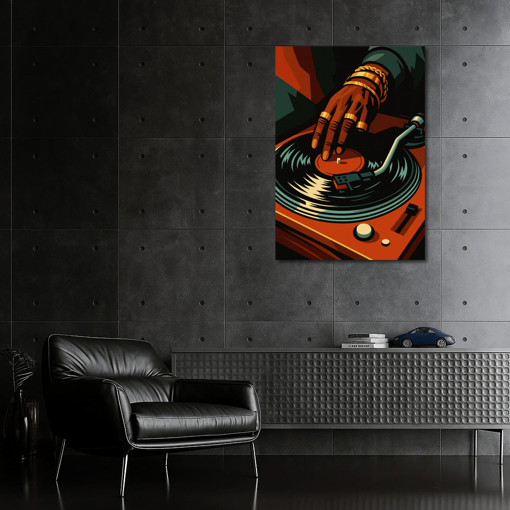 Vinyl Rhythm: Musical Instruments
