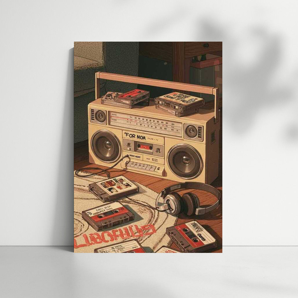 Memories of the 80s: Cassettes and Boombox