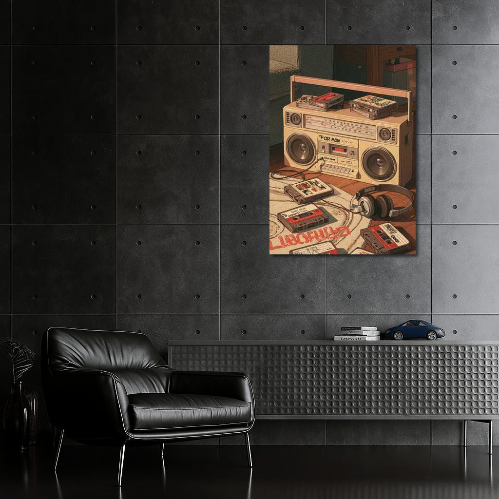 Memories of the 80s: Cassettes and Boombox
