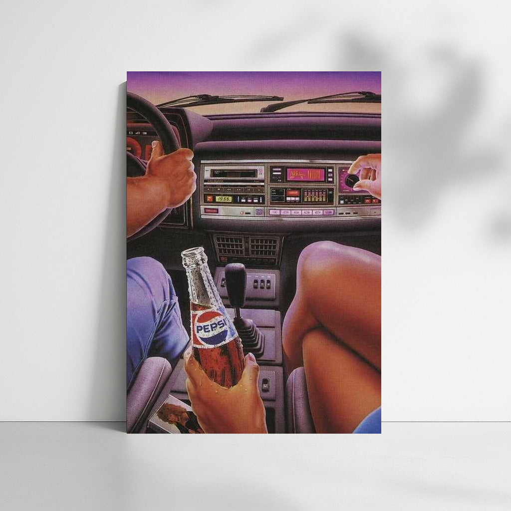 Retro Vibes: Cars, Drinks and Music from the 80s