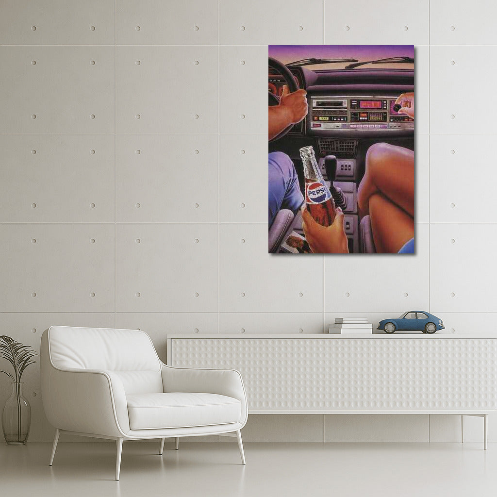 Retro Vibes: Cars, Drinks and Music from the 80s