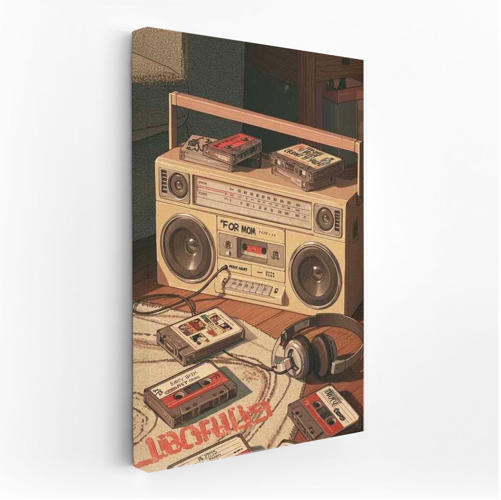 Tape Recorder and Cassettes: Cozy Atmosphere of the 90s