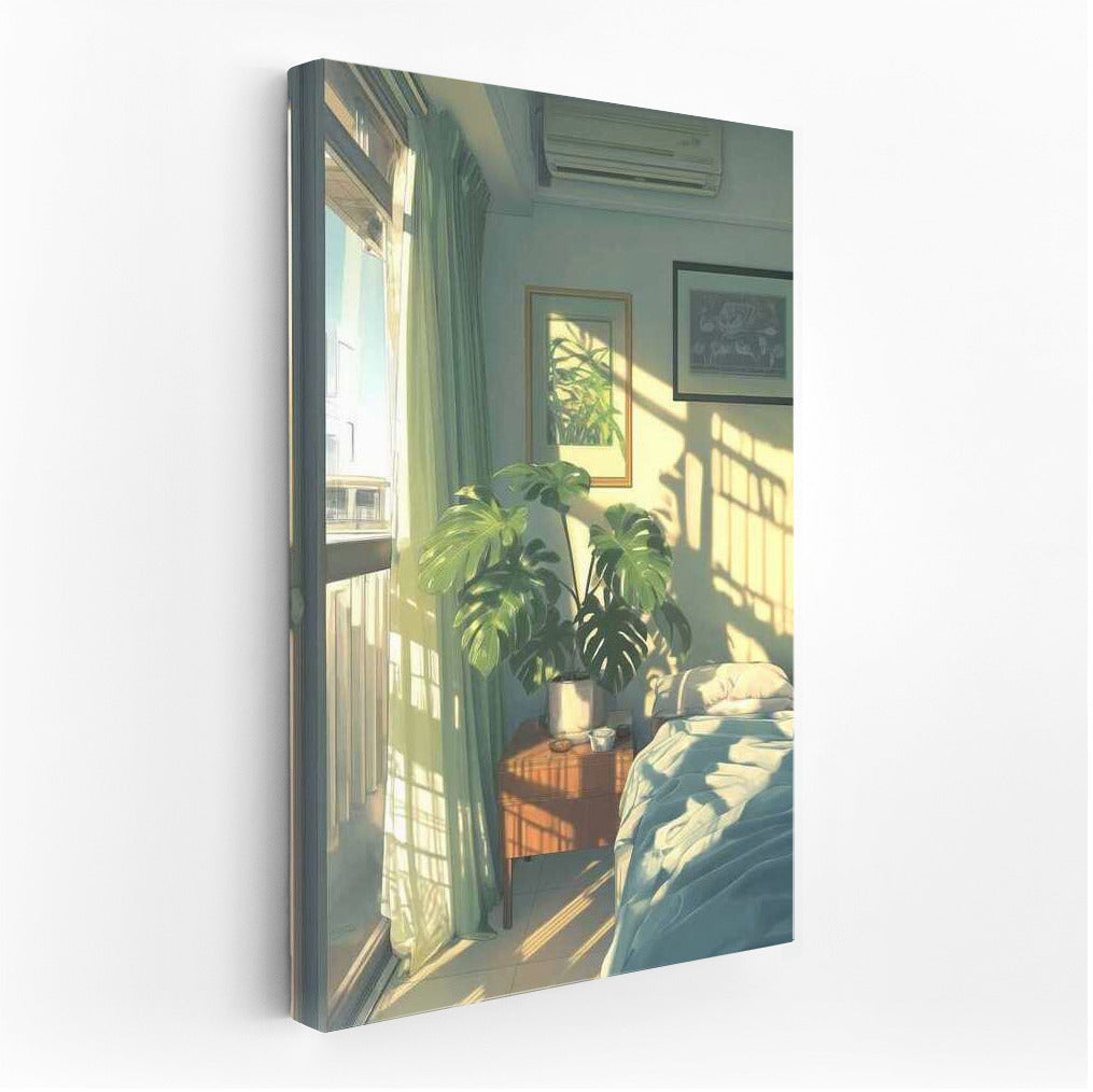 Solar Harmony: Bright Room in Architectural Interior