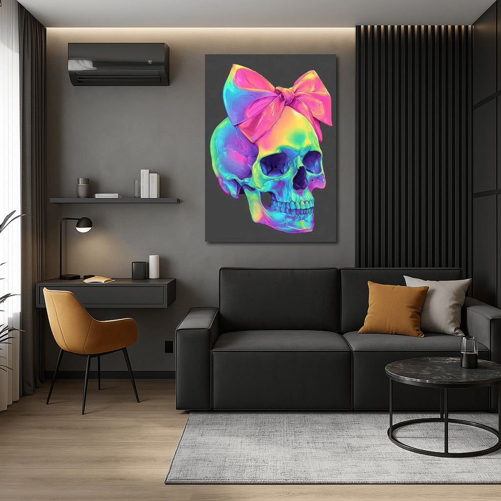Skull with Bow: Bright Riddle