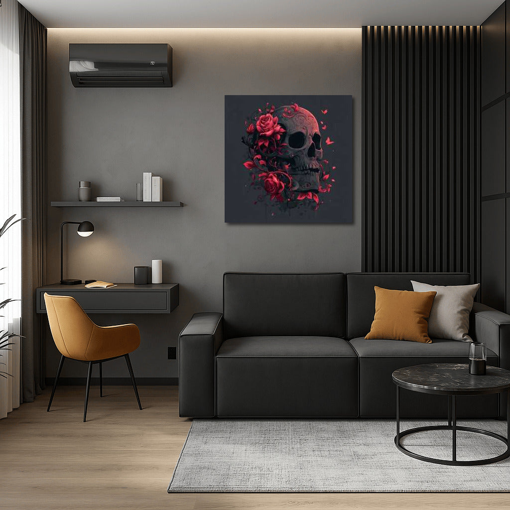 Skull and Roses: Symphony of Life and Eternity