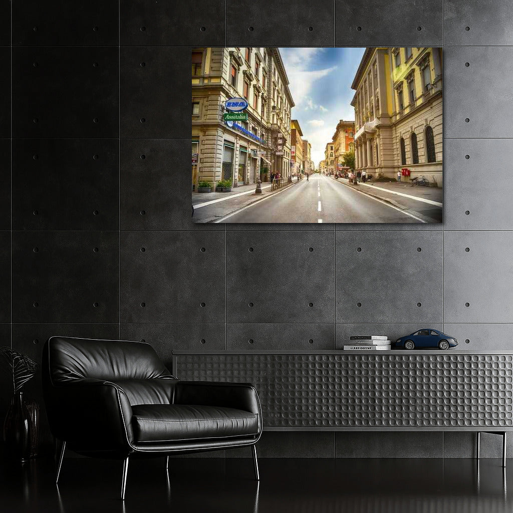 Architectural Symphony of the City Street