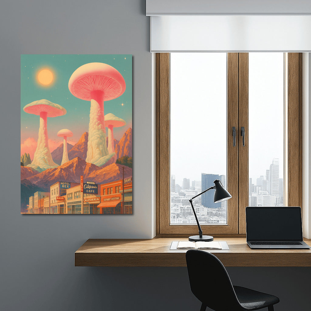 Giant Mushrooms of Sunset Town: Path to the World of Trippy