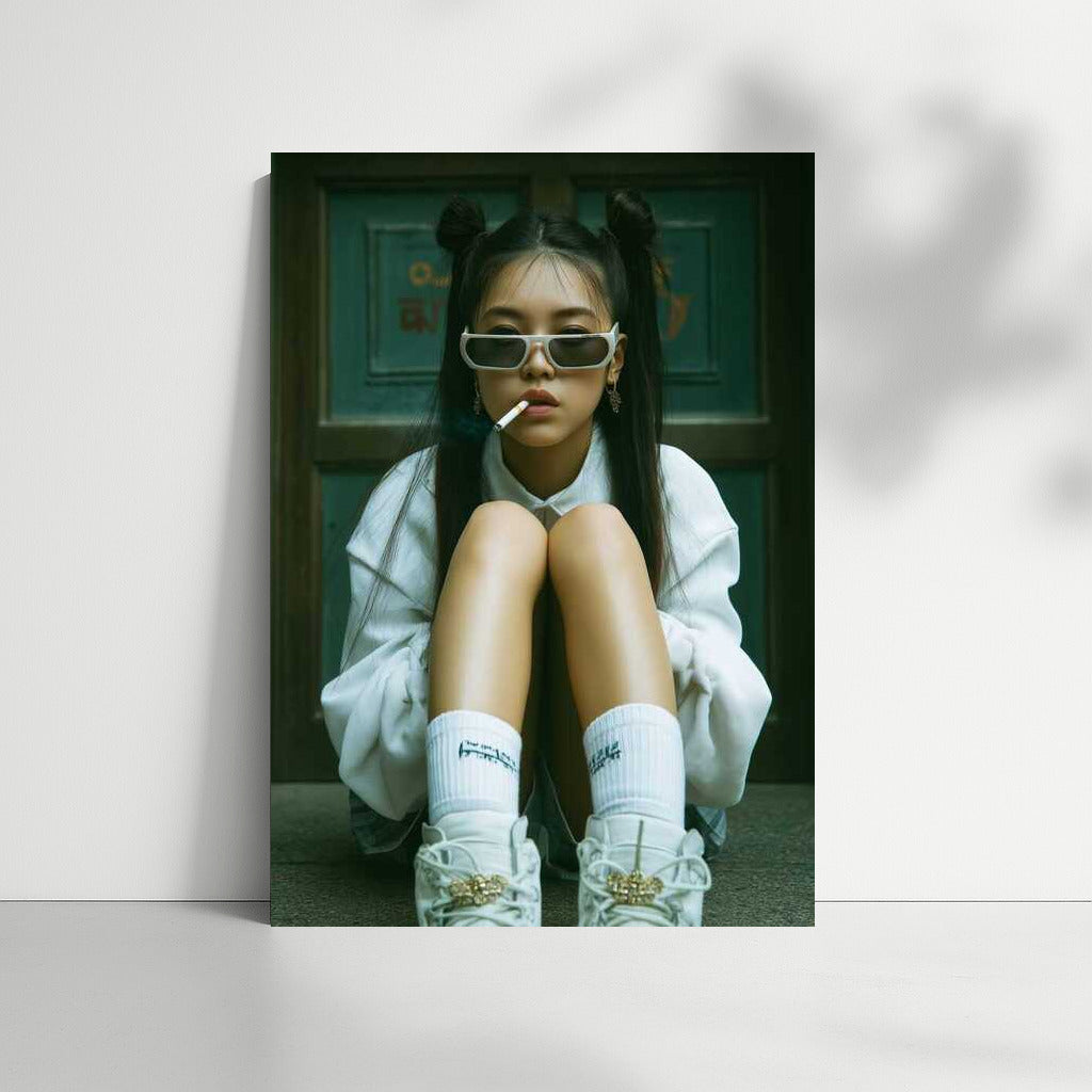 Mysterious Figure in Glasses: The Audacity of Y2K Aesthetic