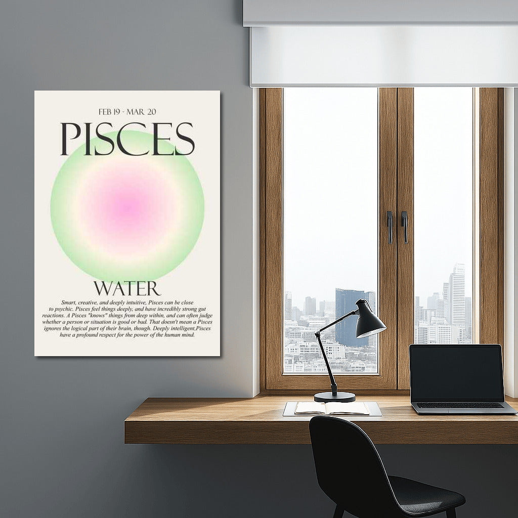 Mystical Constellation Pisces: Gradient of Depth and Intuition
