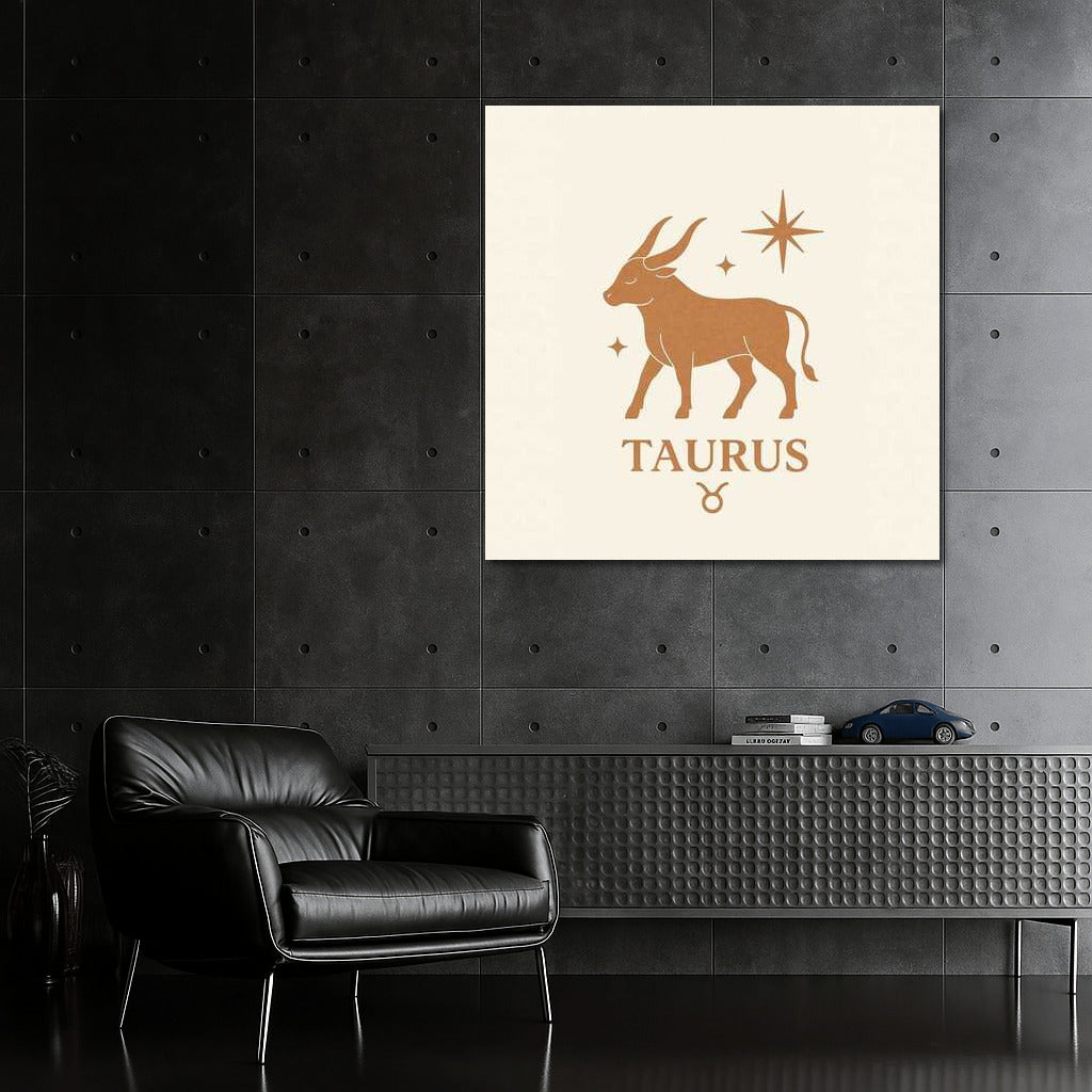 Strength and Tranquility of Taurus: Elegant Zodiac Taurus