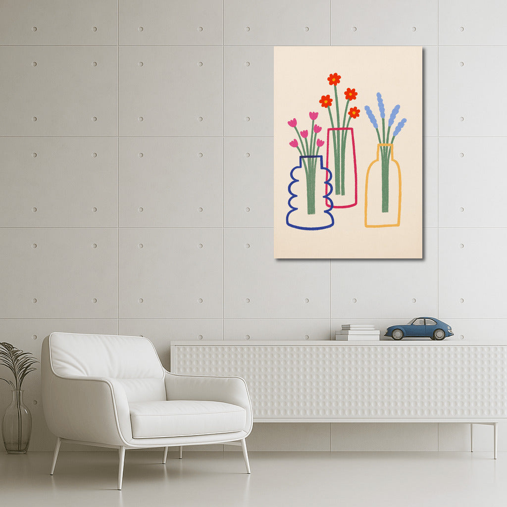 Elegant Vases: Floral Minimalism for Interior