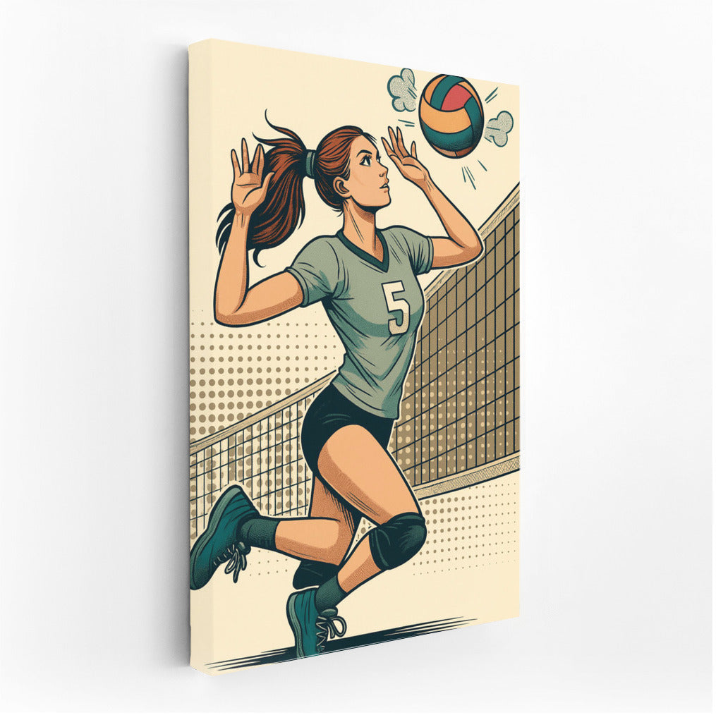 Volleyball: The Moment of the Decisive Strike