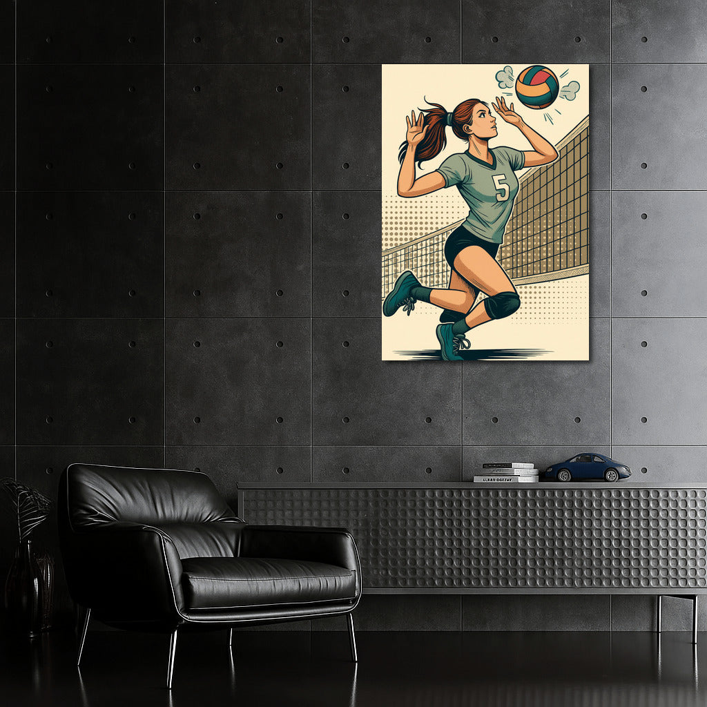 Volleyball: The Moment of the Decisive Strike