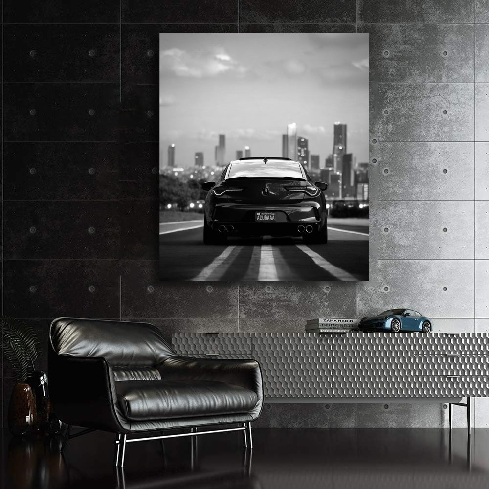 Acura Black and White - Stylish and Sophisticated Spirit