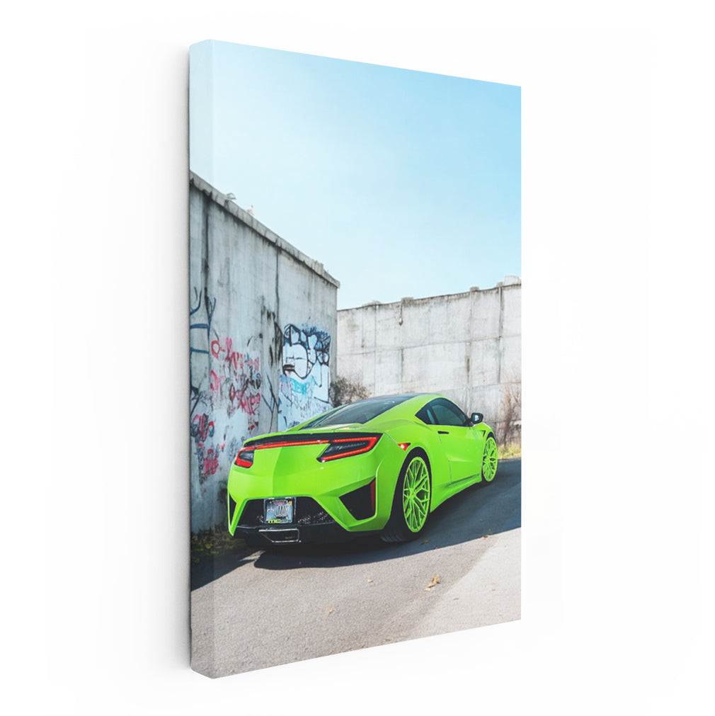 Acura M520R Meets Concrete Barrier - Bold Racing Spirit