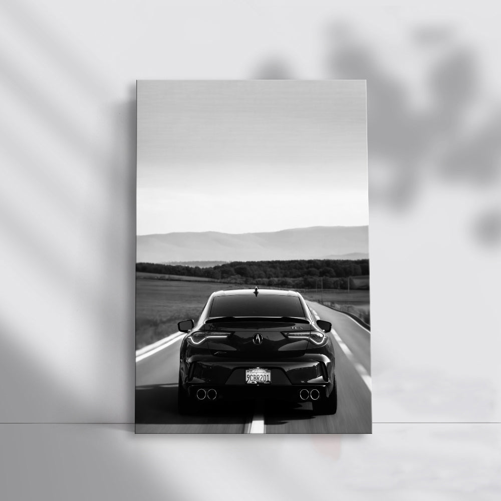 Acura Monochrome Car - Sleek and Modern Design