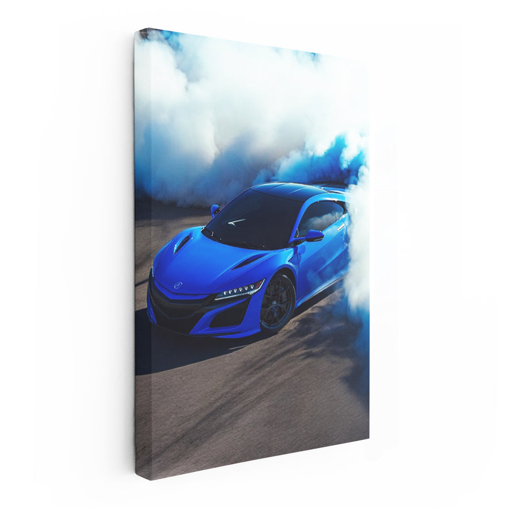 Acura NSX Shrouded in Smoke - Power and Precision
