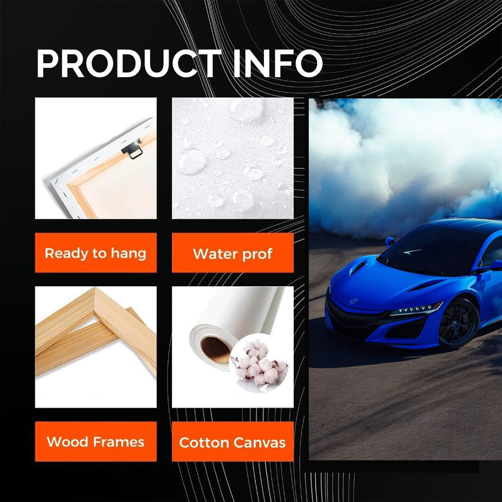 Acura NSX Shrouded in Smoke - Power and Precision