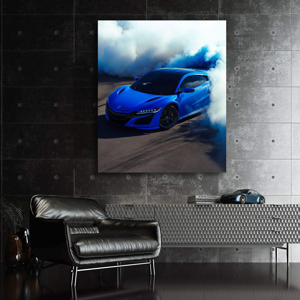 Acura NSX Shrouded in Smoke - Power and Precision