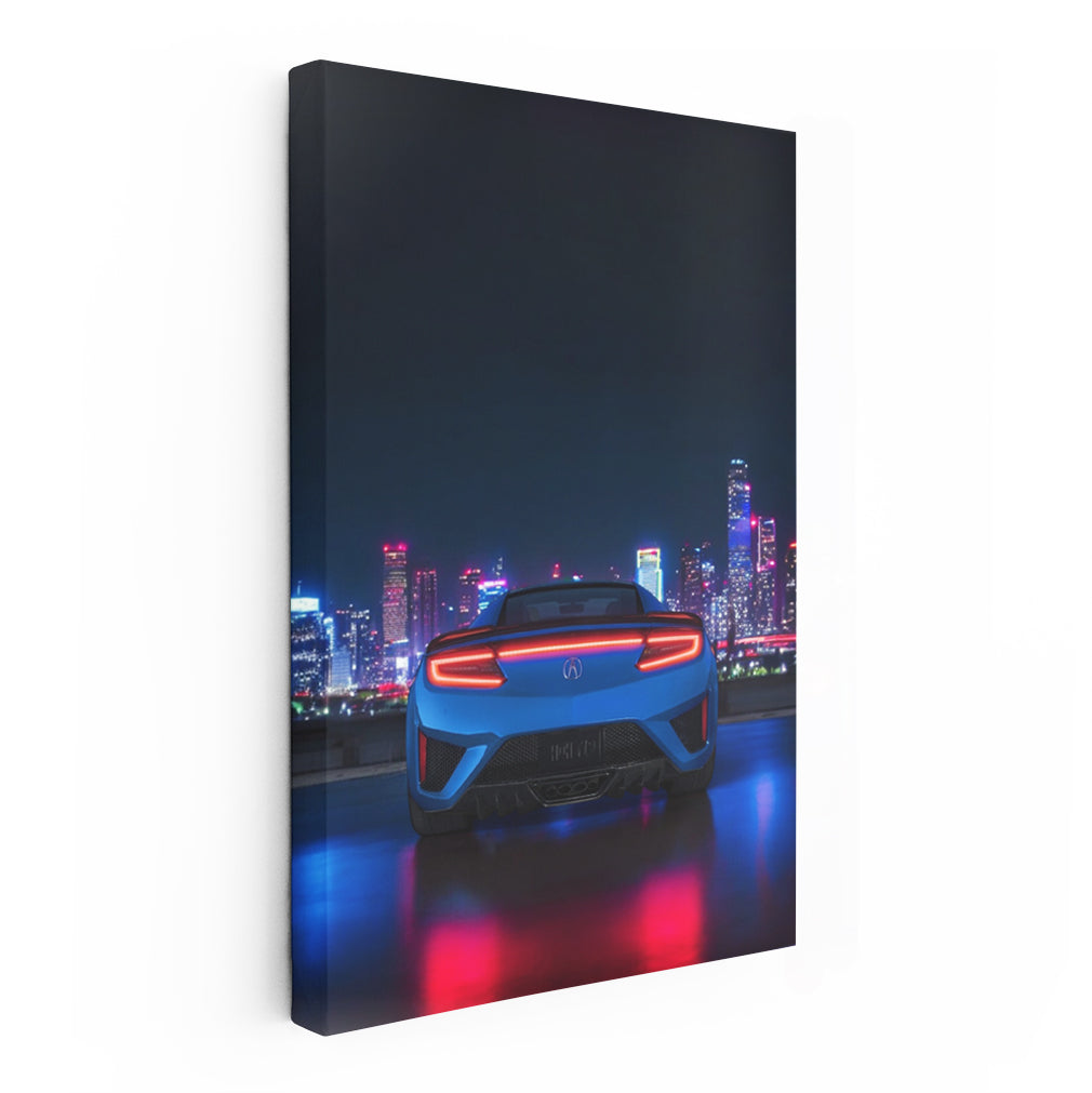 Acura NSX in Night City - Speed Meets Elegance
