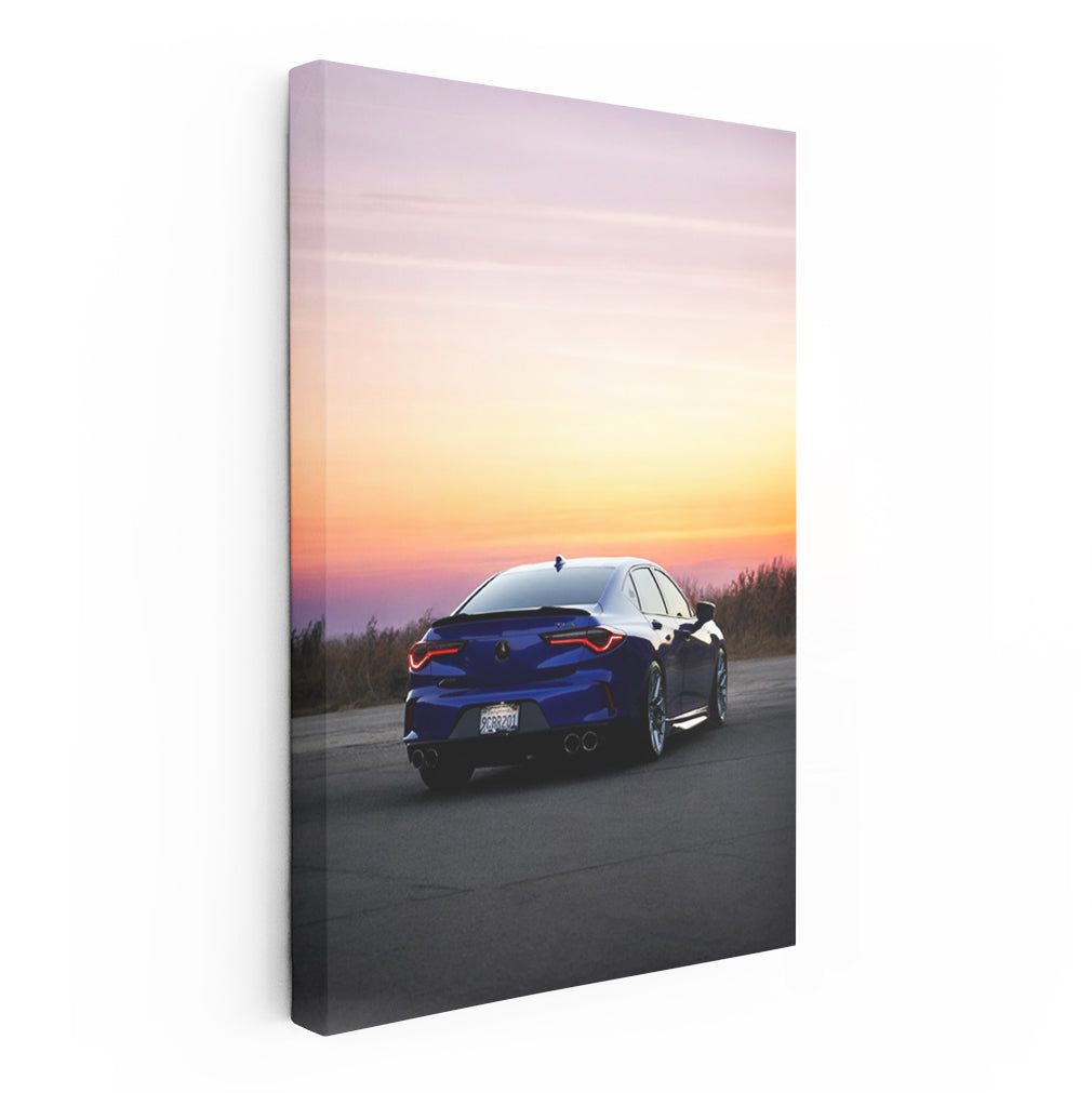 Acura Sunset Blue - Elegant and Dynamic Drive