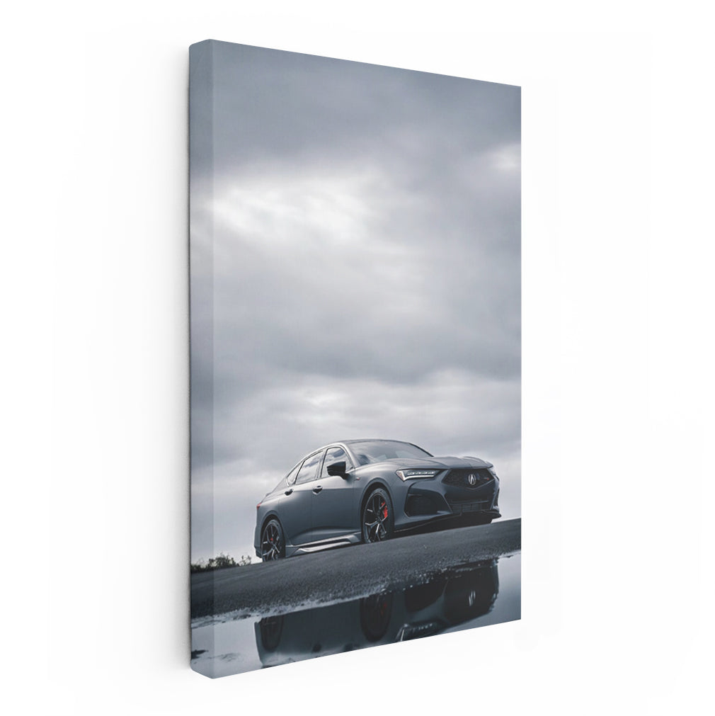 Acura in Overcast Weather - Dynamic Elegance