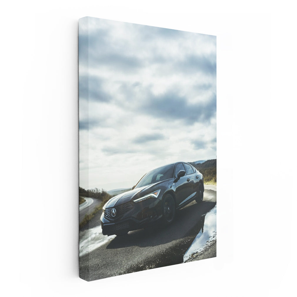 Acura in Overcast Skies - Blend of Elegance and Power