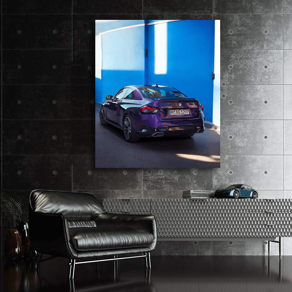 BMW 2 Series Coupe in Purple Mix - Sporty Elegance