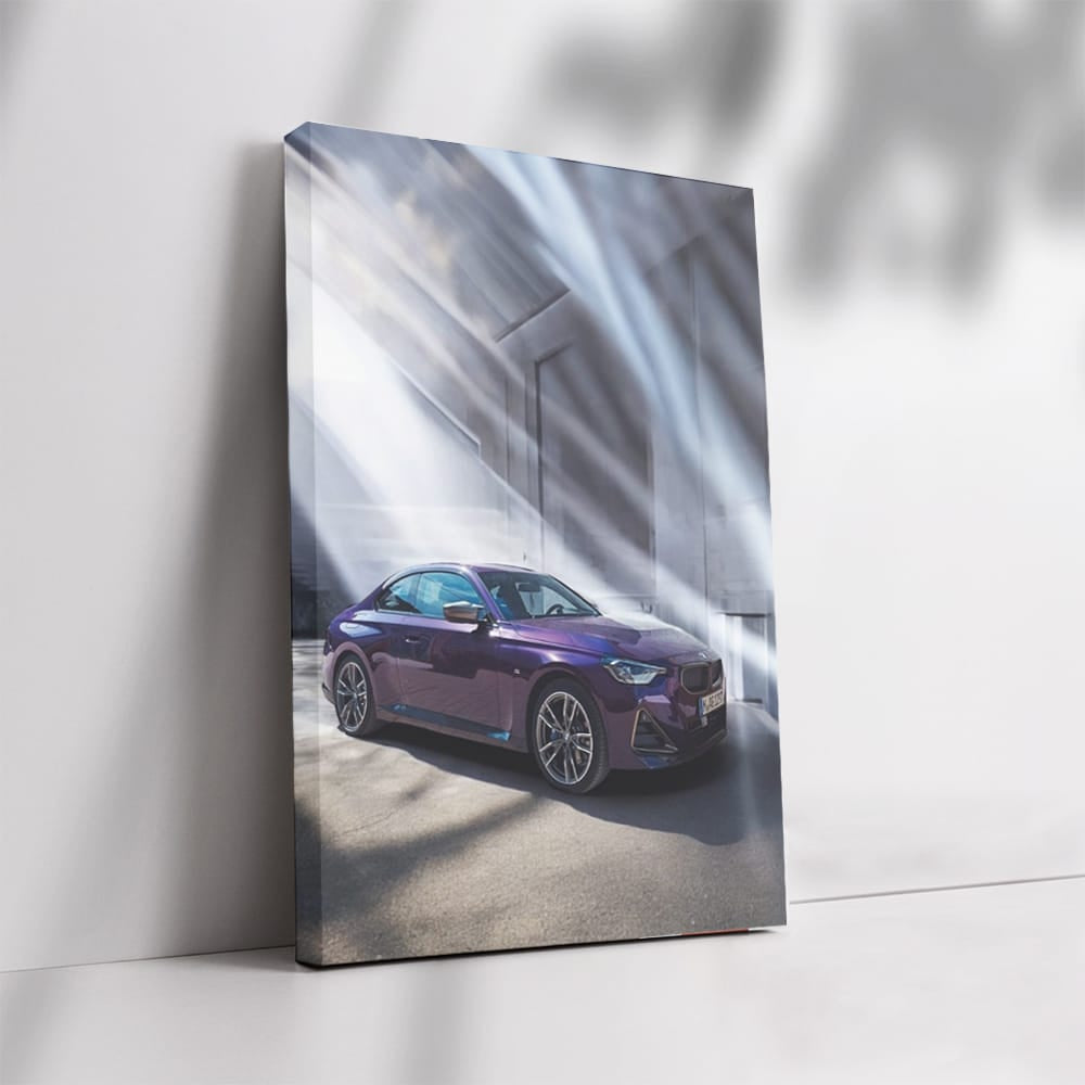 Purple BMW 2 Series Coupe - Dynamic Elegance on Wheels