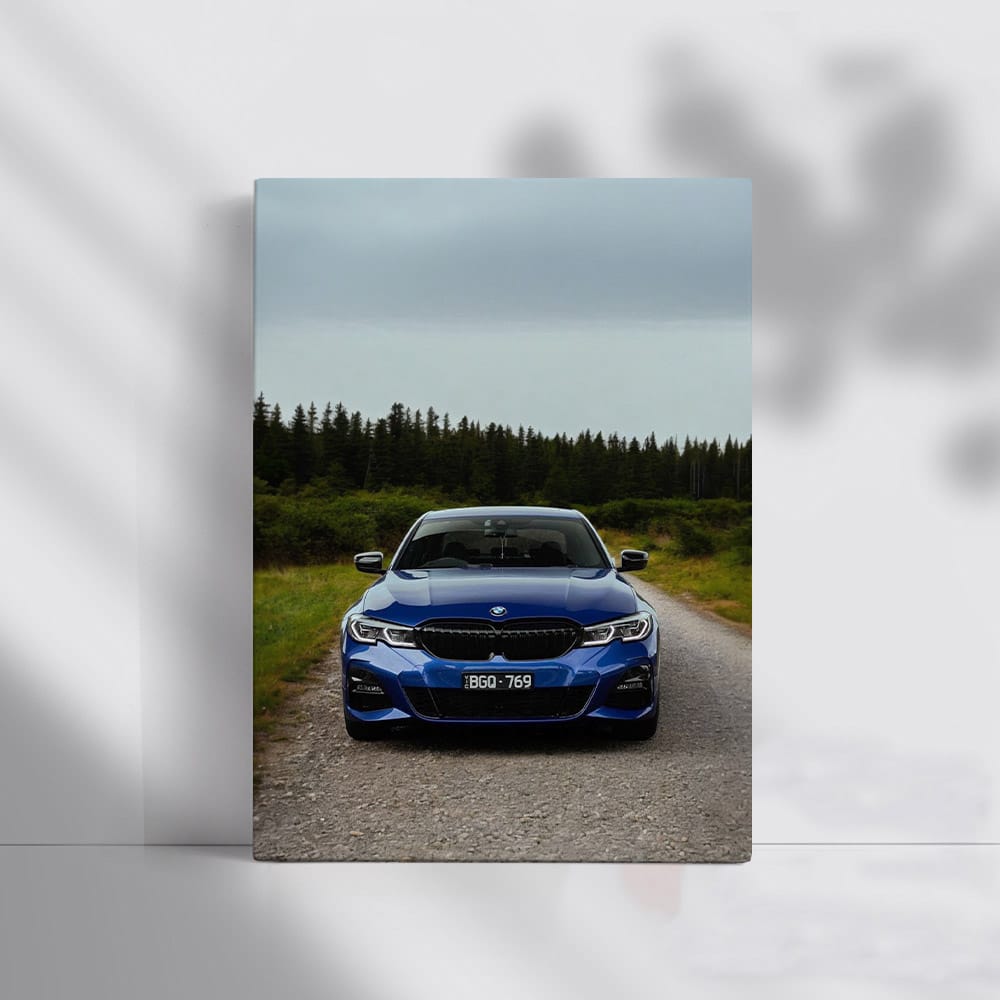 BMW 320i Blue - Sporty Elegance in Motion