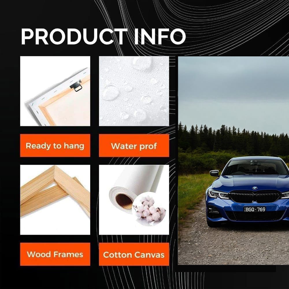 BMW 320i Blue - Sporty Elegance in Motion