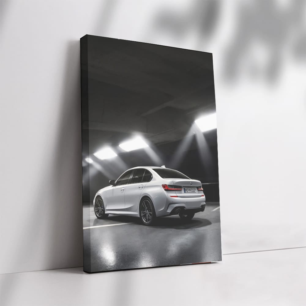 BMW 330 M Package White - Sleek Sports Sedan Masterpiece